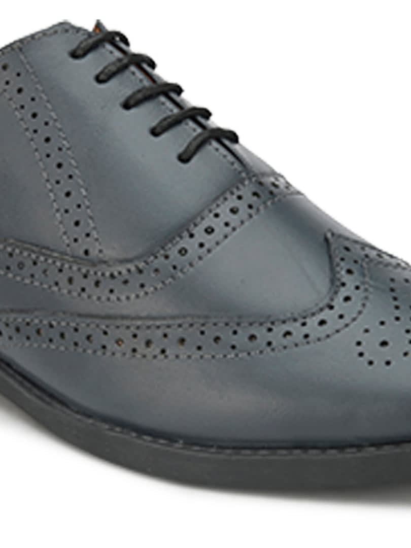 Fashion Victim Men Genuine Leather Textured Formal Brogues