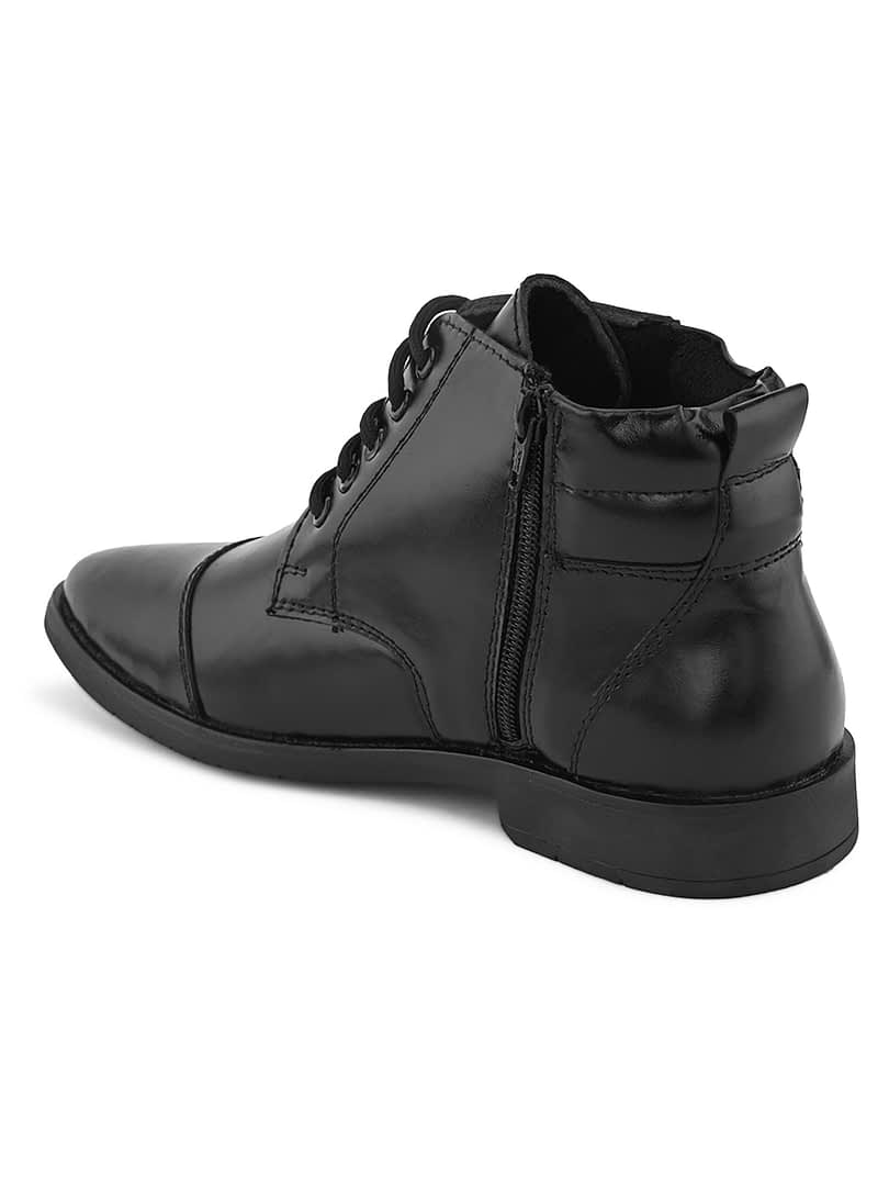 Fashion Victim Men Leather Mid-Top Regular Boots( UK6-UK12)