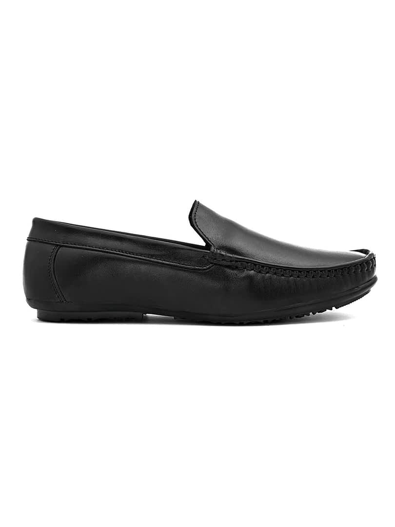 Fashion Victim Men Textured Lightweight Leather Loafers