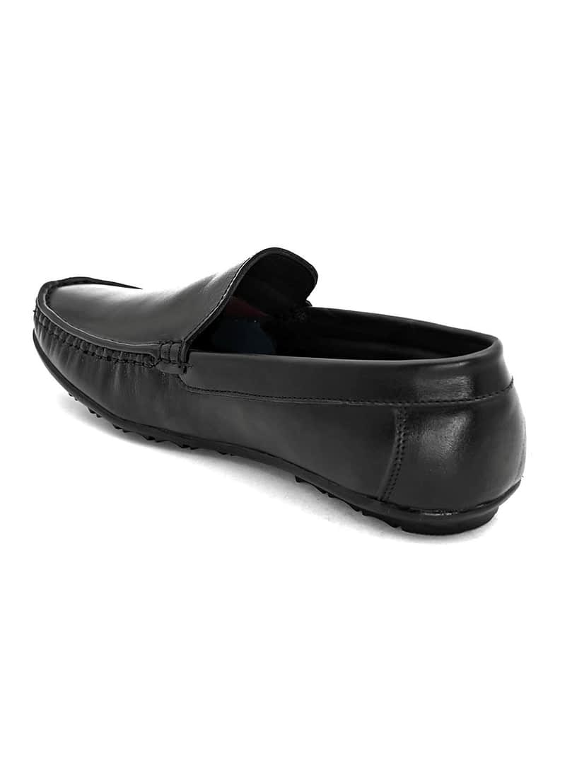 Fashion Victim Men Textured Lightweight Leather Loafers