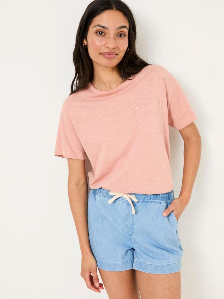 Fat Face Ashby Light Vintage Blue Drawstring Shorts