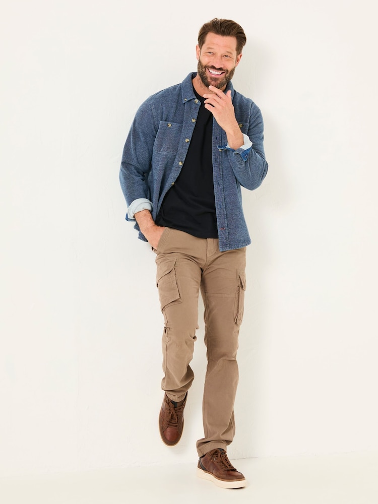 Fat Face Breakyard Natural Dark Natural Cargo Trousers