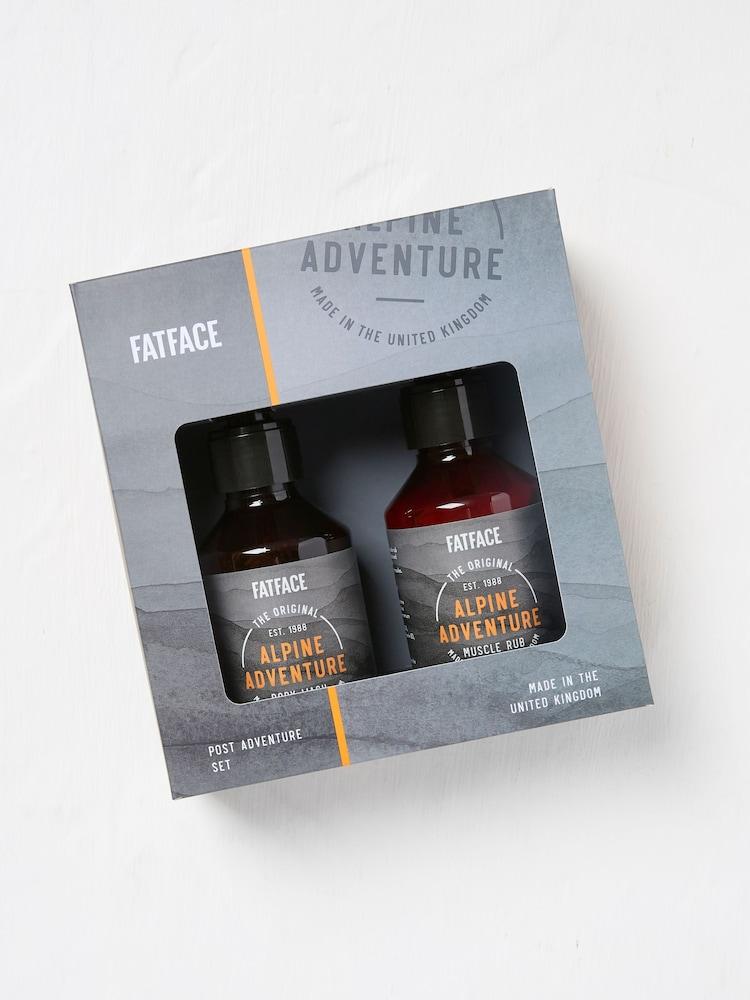 Fat Face Charcoal Grey Alpine Adventures Toiletries Gift Set