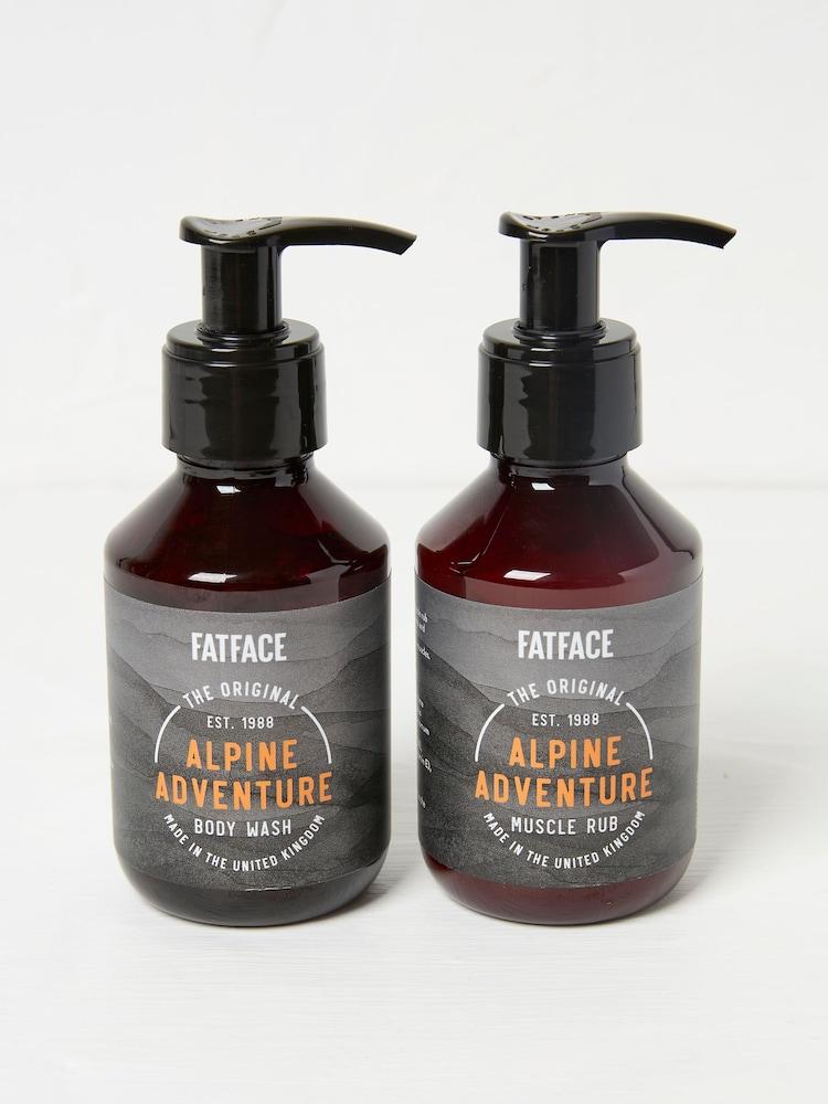 Fat Face Charcoal Grey Alpine Adventures Toiletries Gift Set