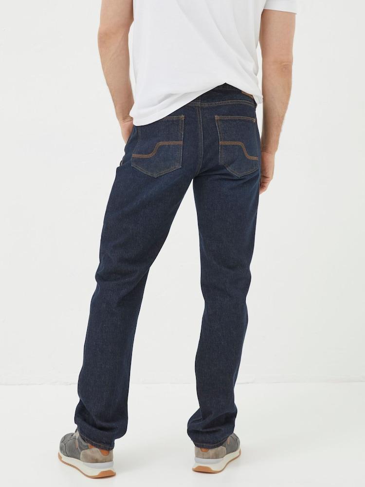 fat face Dark Vintage Blue Straight Fit Straight Fit Jeans