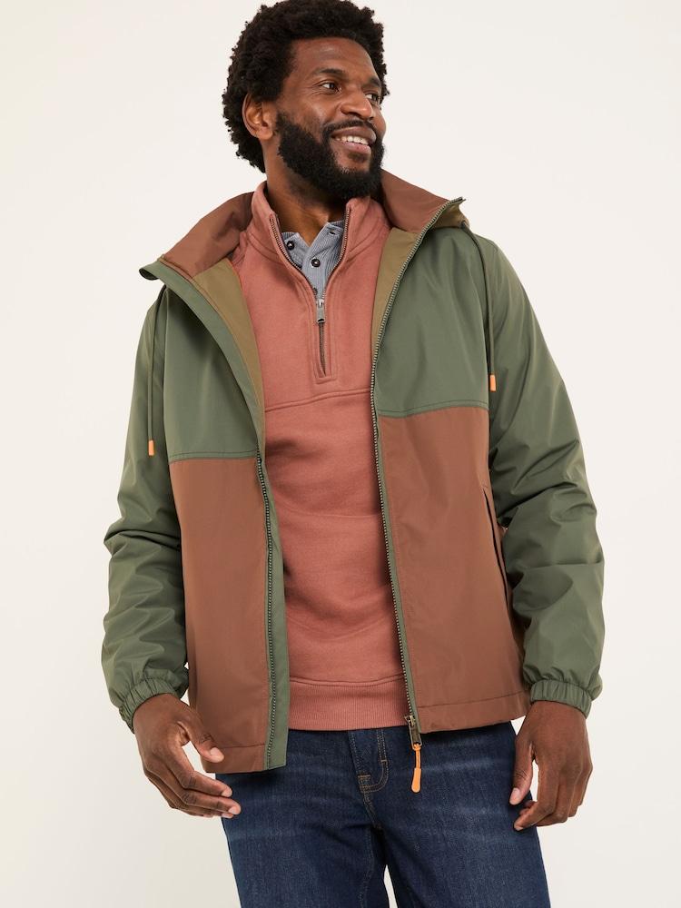 Fat Face Aberford Khaki Green Jacket