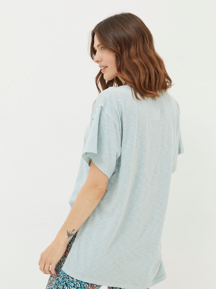 Fat Face Abi Blue Tunic T-Shirt