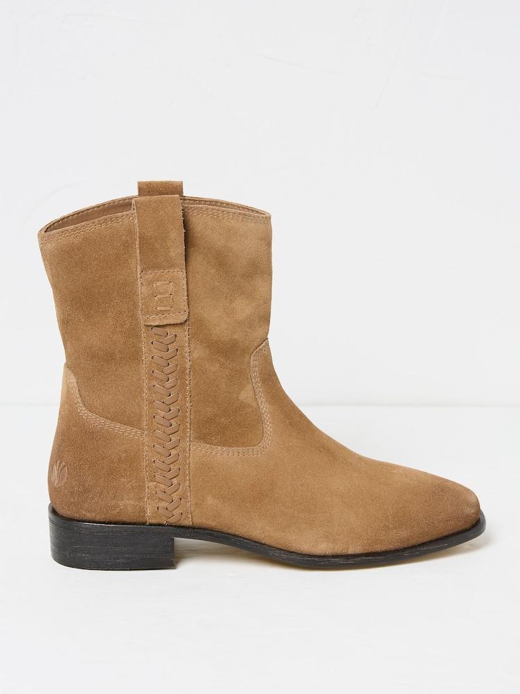 Fat Face Adelaide Brown Western Boots