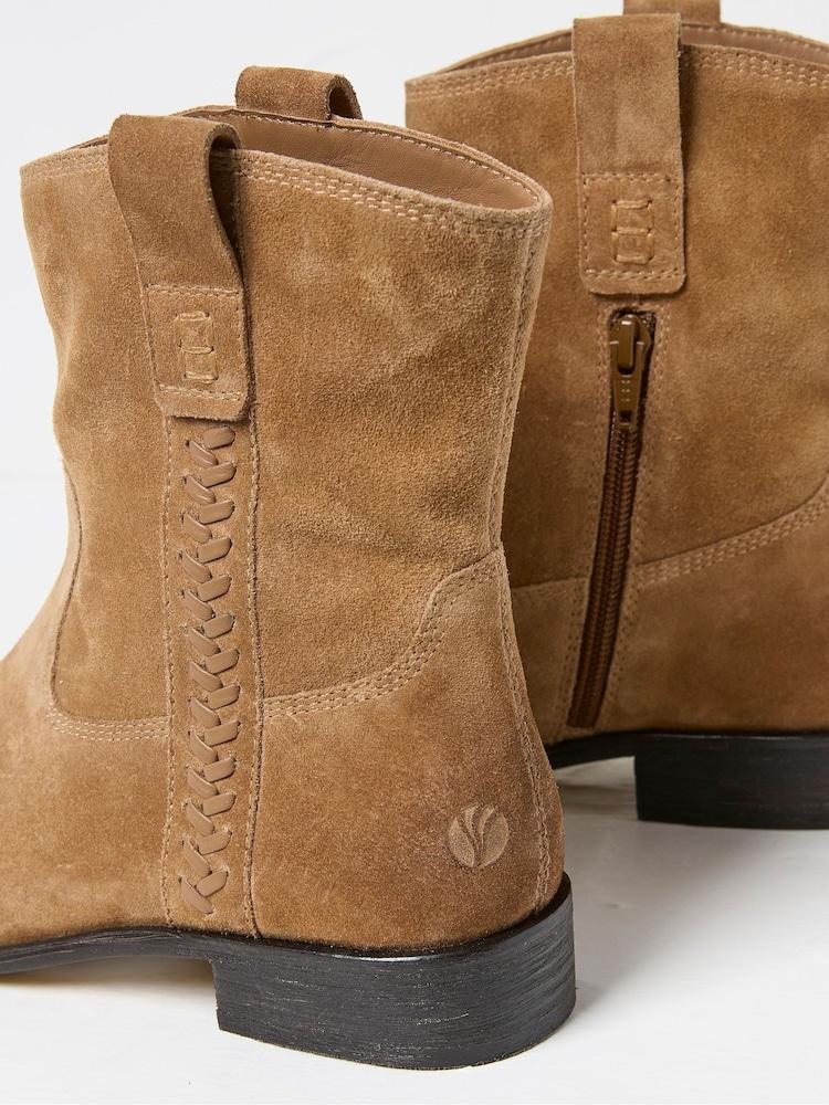 fat face Adelaide Brown Western Boots