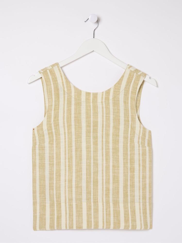 fat face Aditi Natural Linen Blend Top