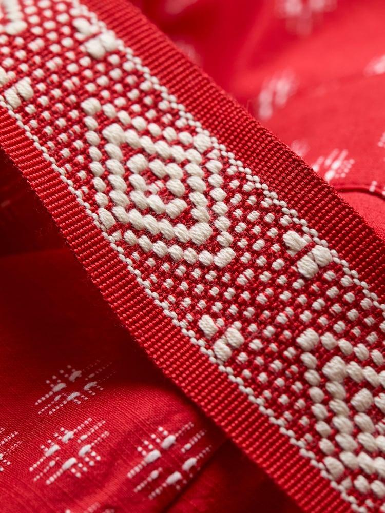 fat face Aeran Red Jacquard Jumpsuit