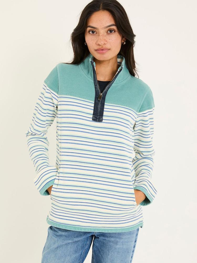 Fat Face Airlie Blue Sweat Top