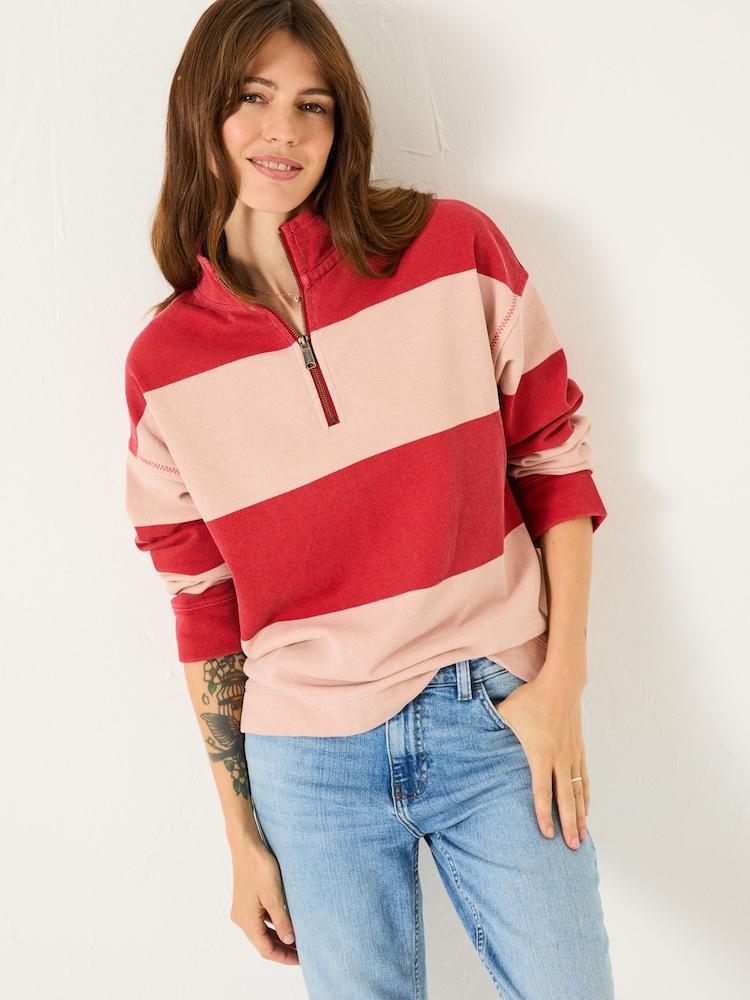 Fat Face Airlie Pink Sweat Top