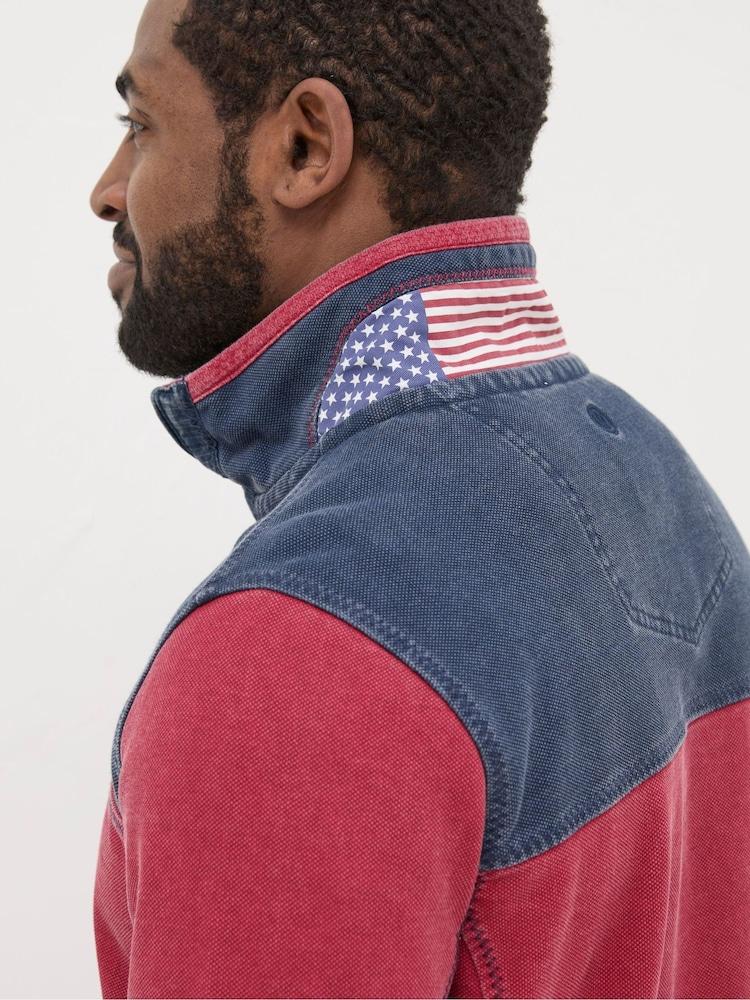 fat face Airlie Red USA Sweatshirt