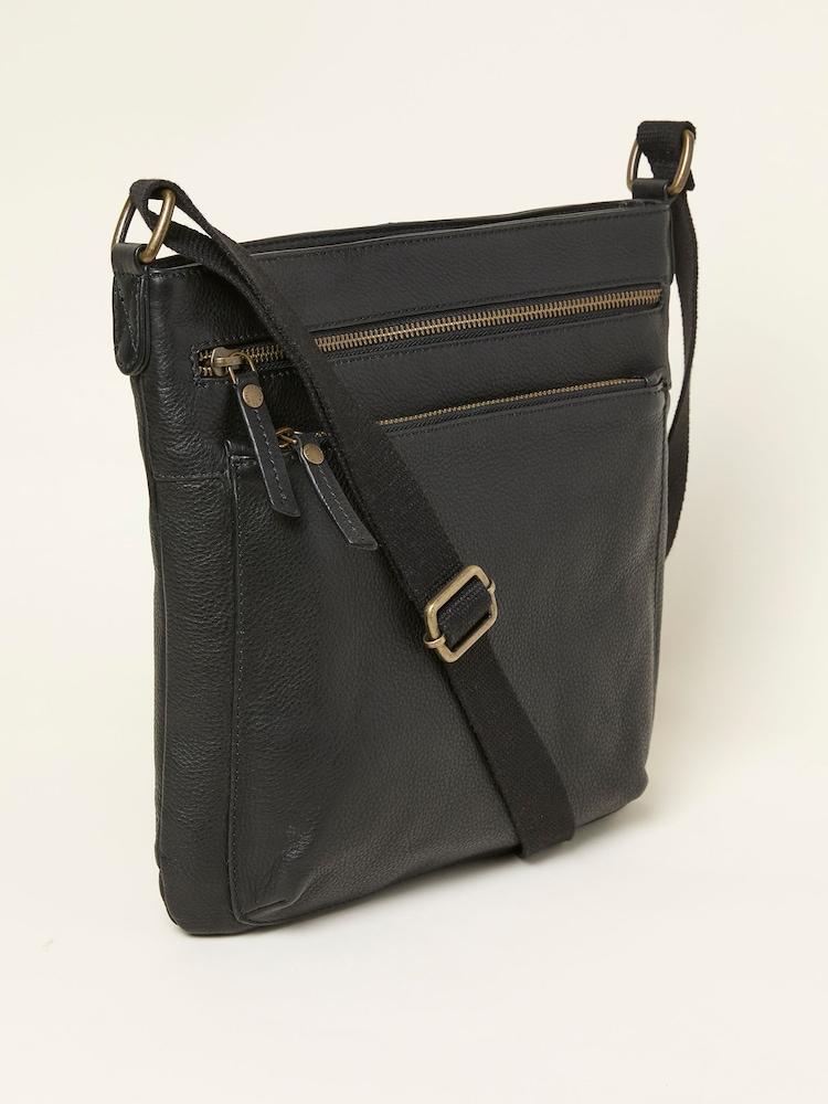 Fat Face Allie Black Crossbody Bag