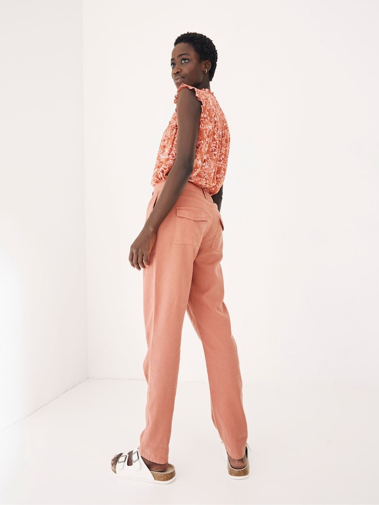 Fat Face Allie Brown Utility Trousers