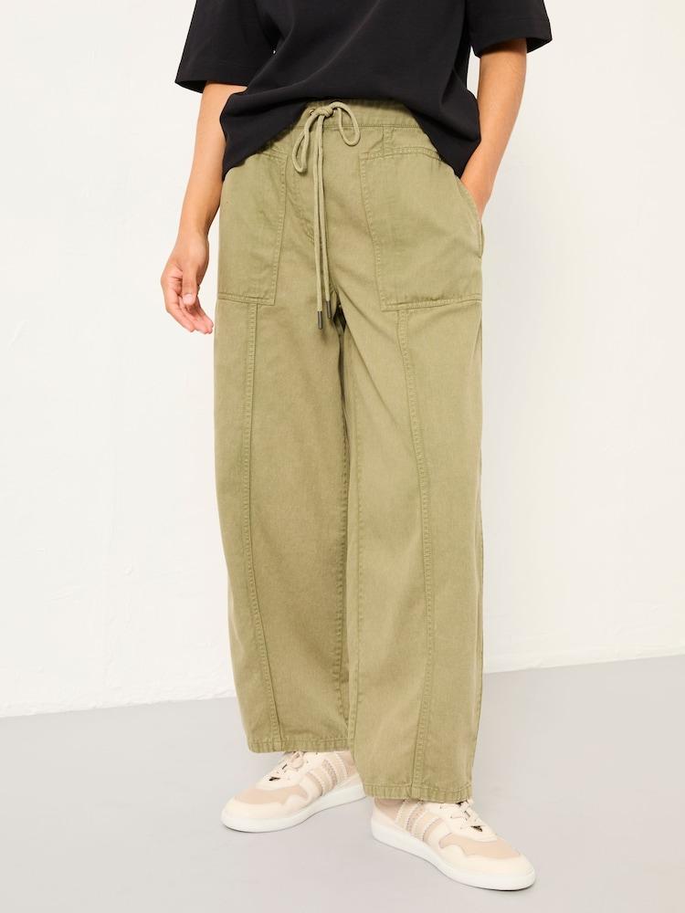 Fat Face Alve Khaki Green Cargo Joggers
