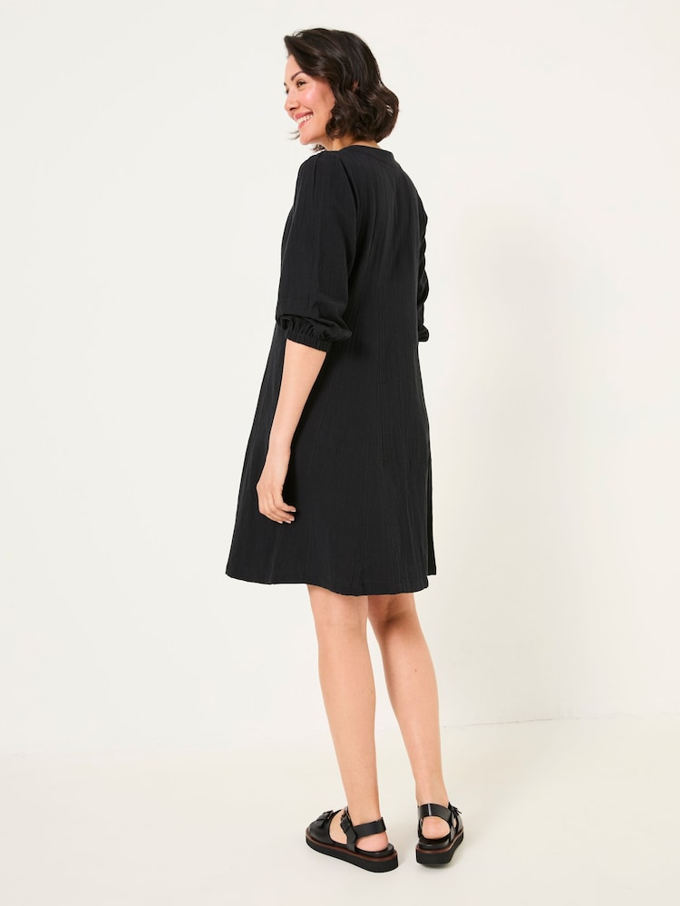 Fat Face Anais Black Dress
