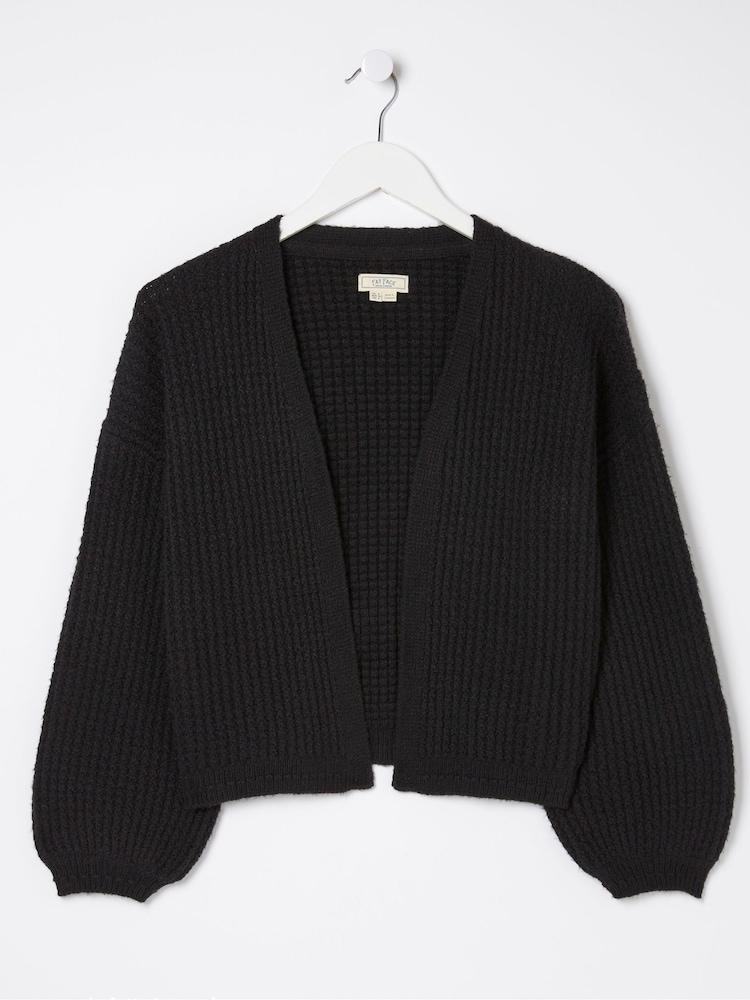 fat face Anna Black Cardigan