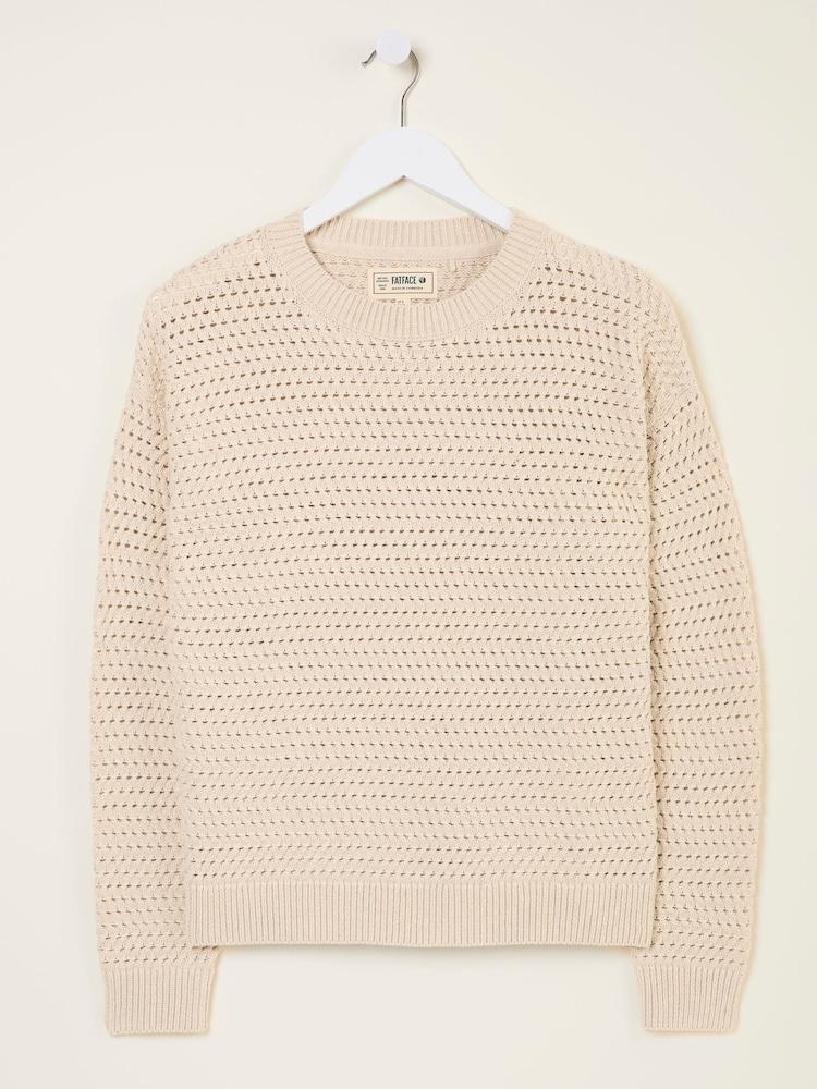 fat face Annabelle Ivory Knitted Jumper