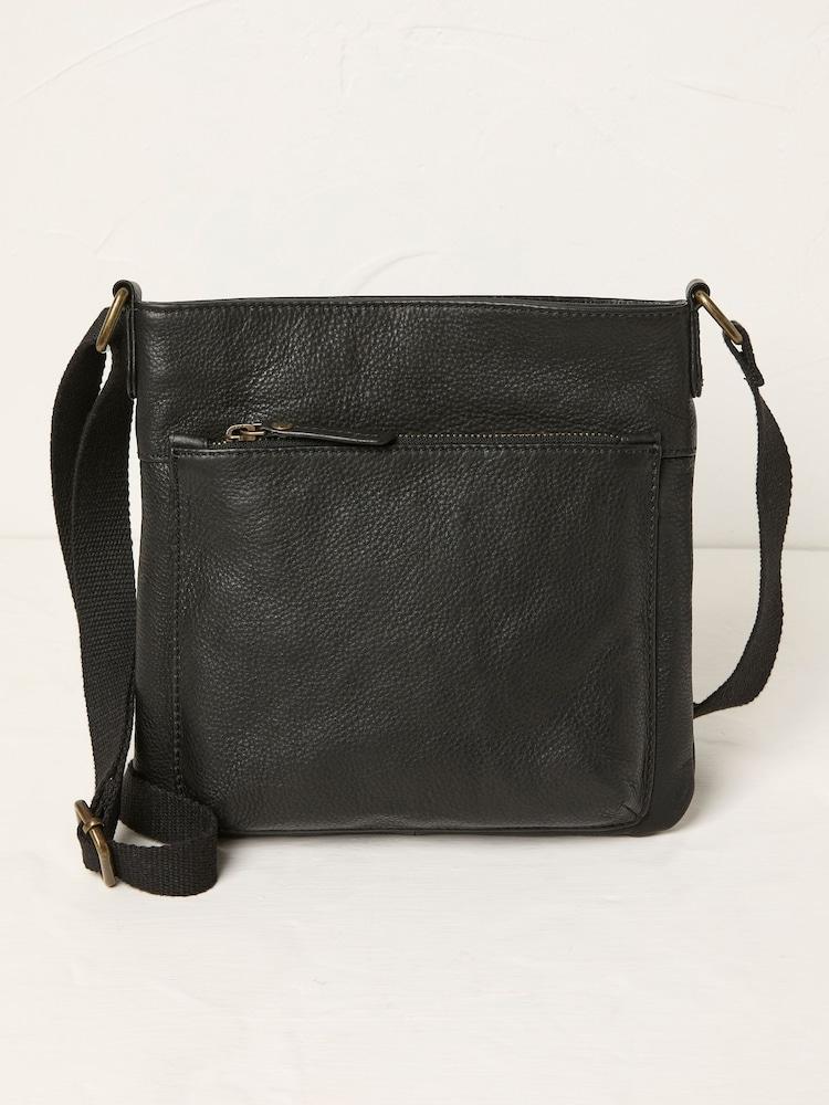 Fat Face Annie Black Crossbody Bag