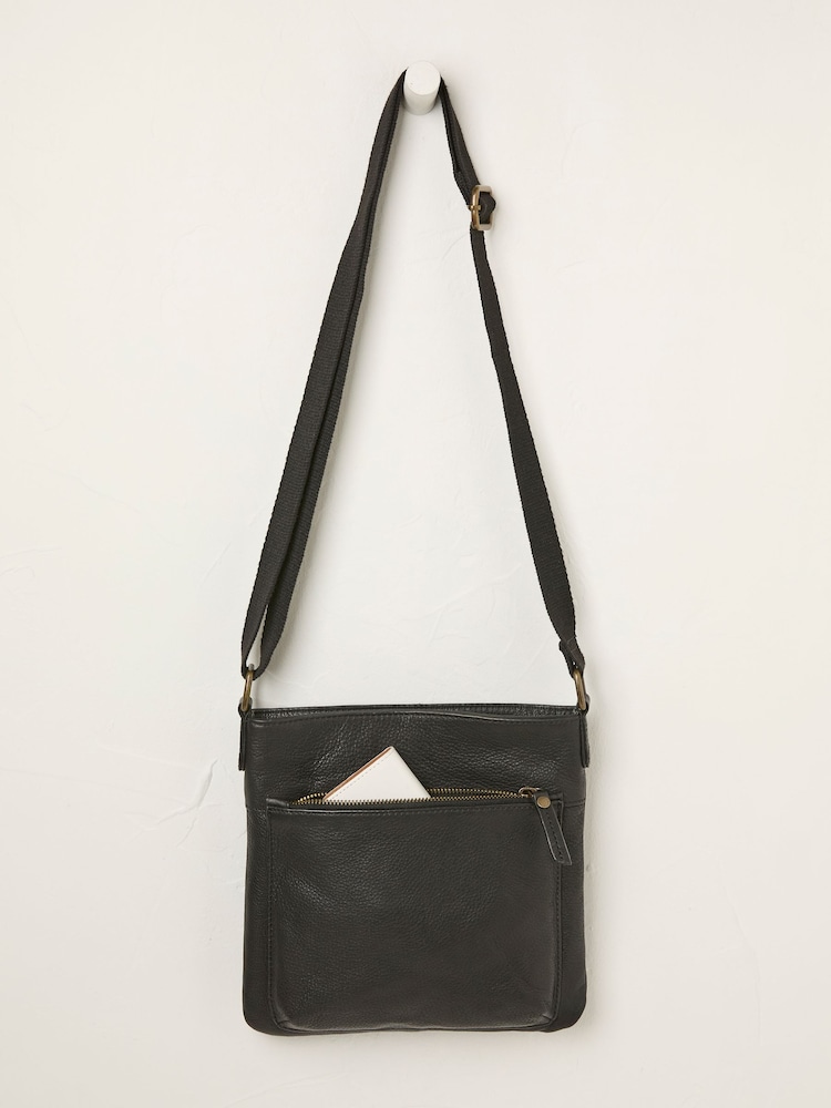 fat face Annie Black Crossbody Bag