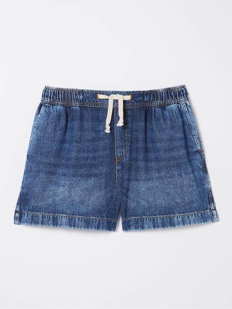 fat face Ashby Mid Denim Pull-On Shorts