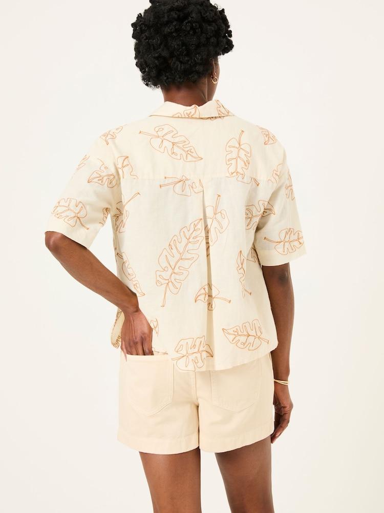 Fat Face Ashby Natural Drawstring Shorts