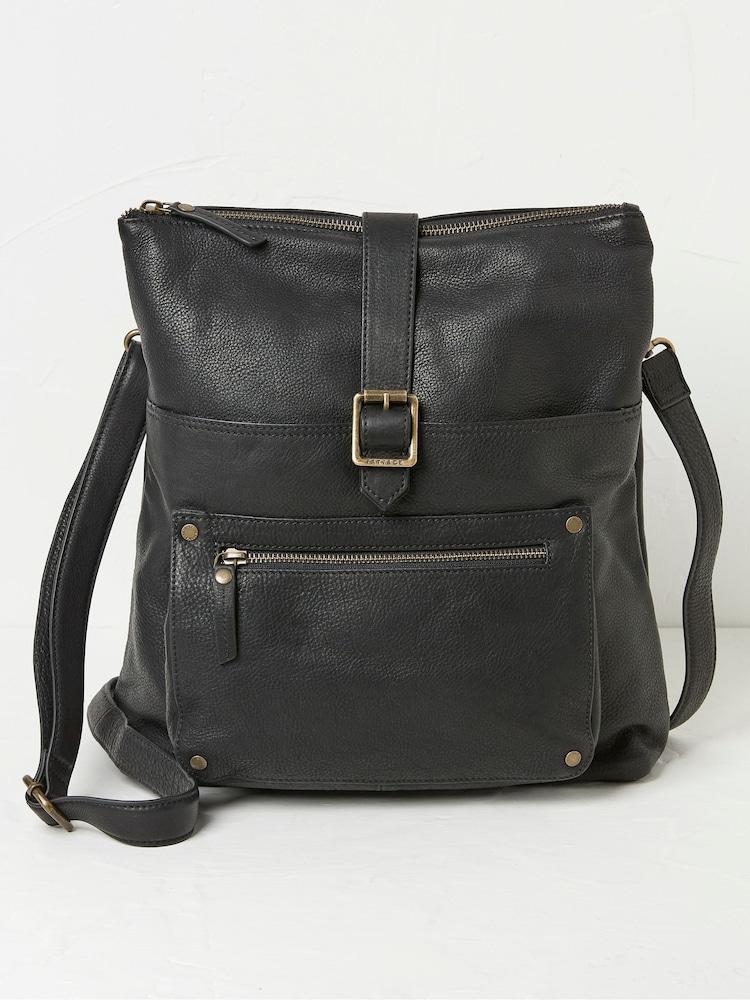 Fat Face Ava Black Backpack