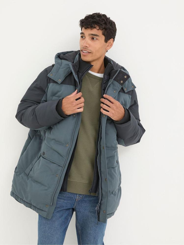 Fat Face Banff Dark Blue Ultimate Coat