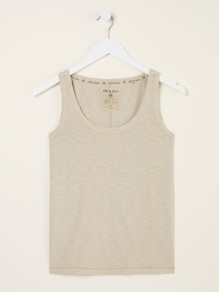 fat face Bella Oatmeal Vest Top