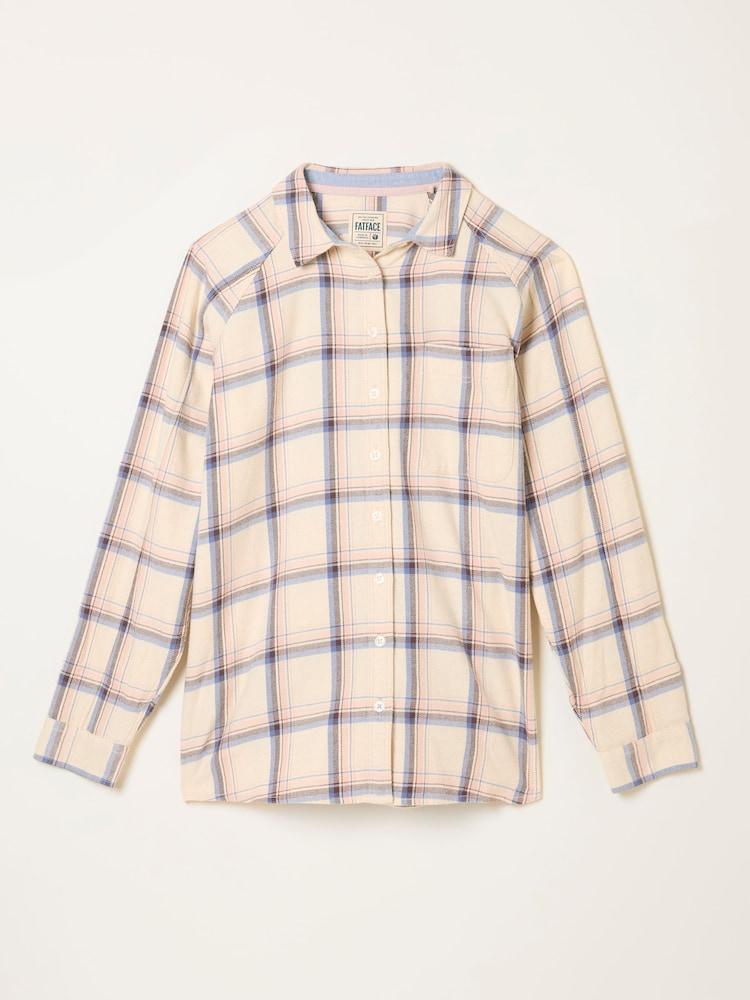 fat face Bessie Ivory Check Shirt