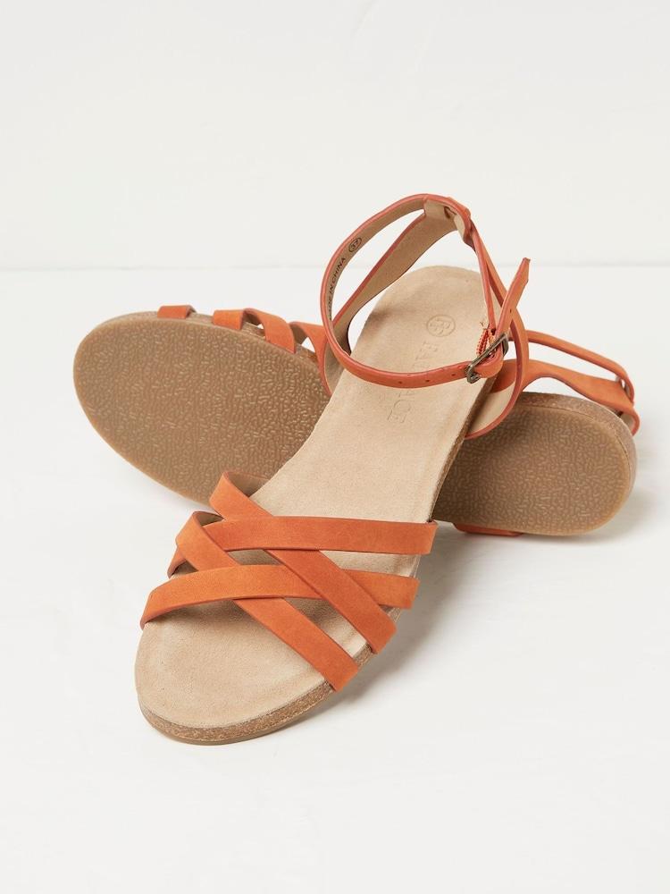 fat face Beth Orange Sandals