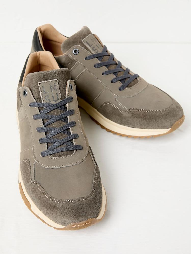 fat face Bexley Grey Runner Trainer