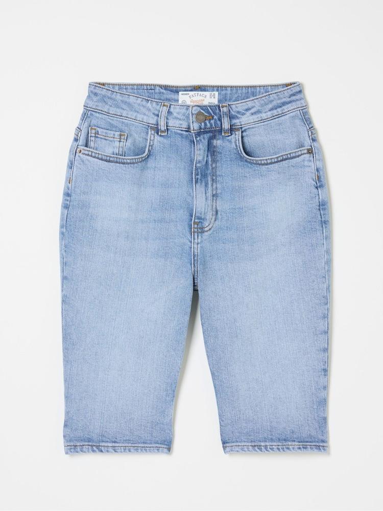 fat face Bisley Blue Denim Bermuda Shorts