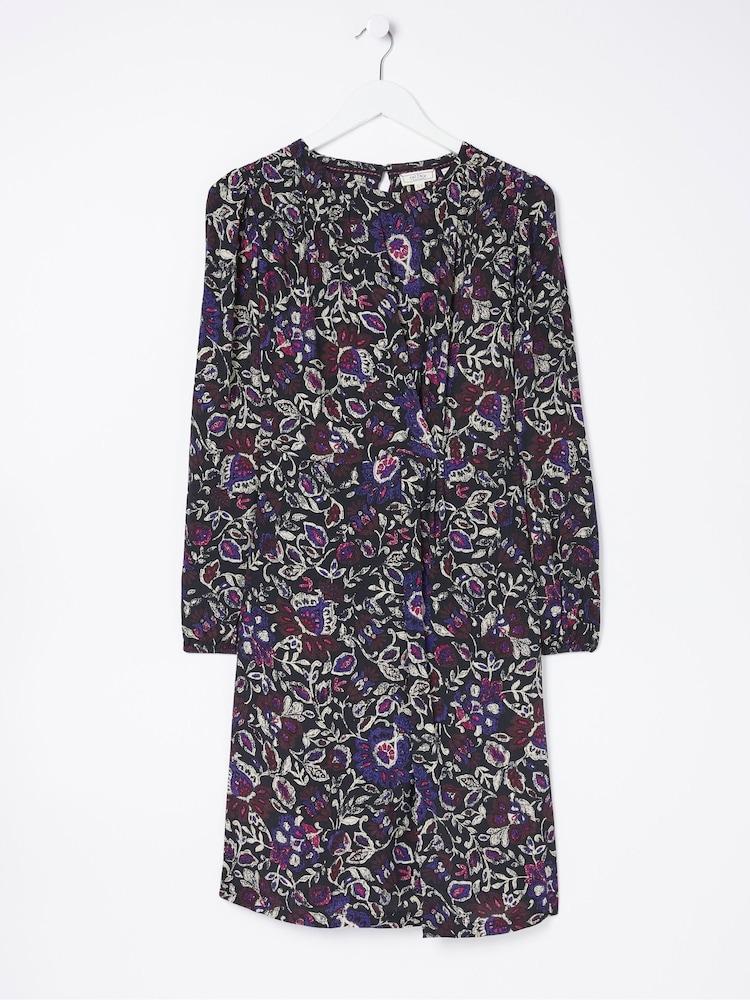 fat face Black Annie Inspirit Floral Dress