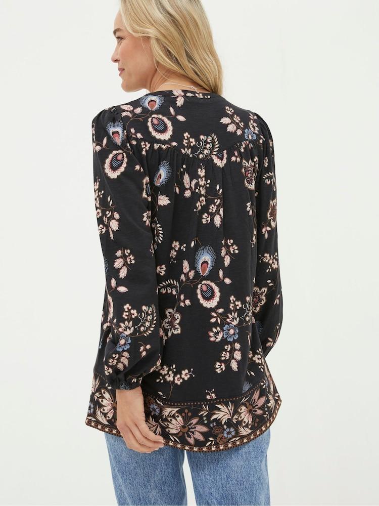 Fat Face Black Betty Fall Floral Tunic
