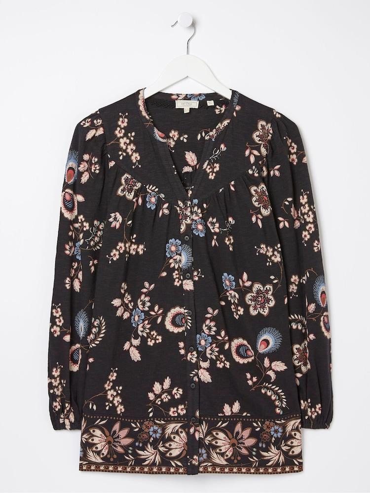 fat face Black Betty Fall Floral Tunic