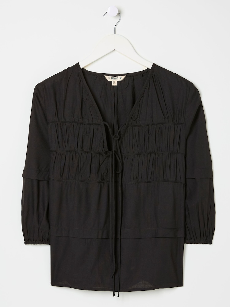 fat face Black Cece Blouse