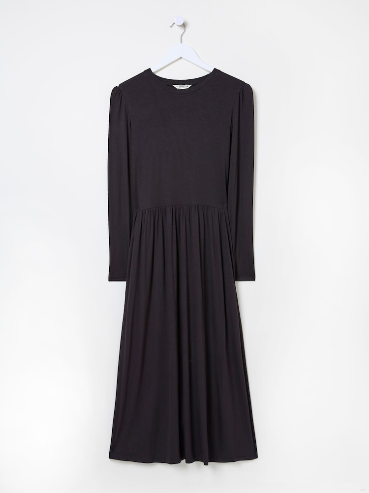 fat face Black Fia Dress