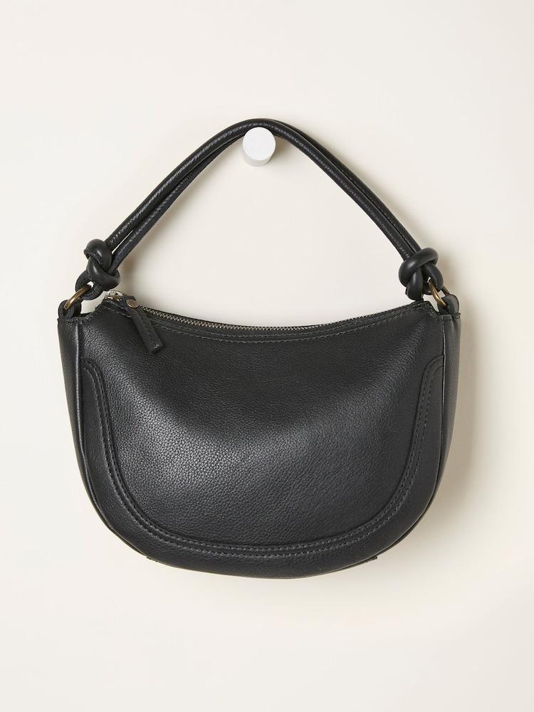 Fat Face Black Knot Handle Bag