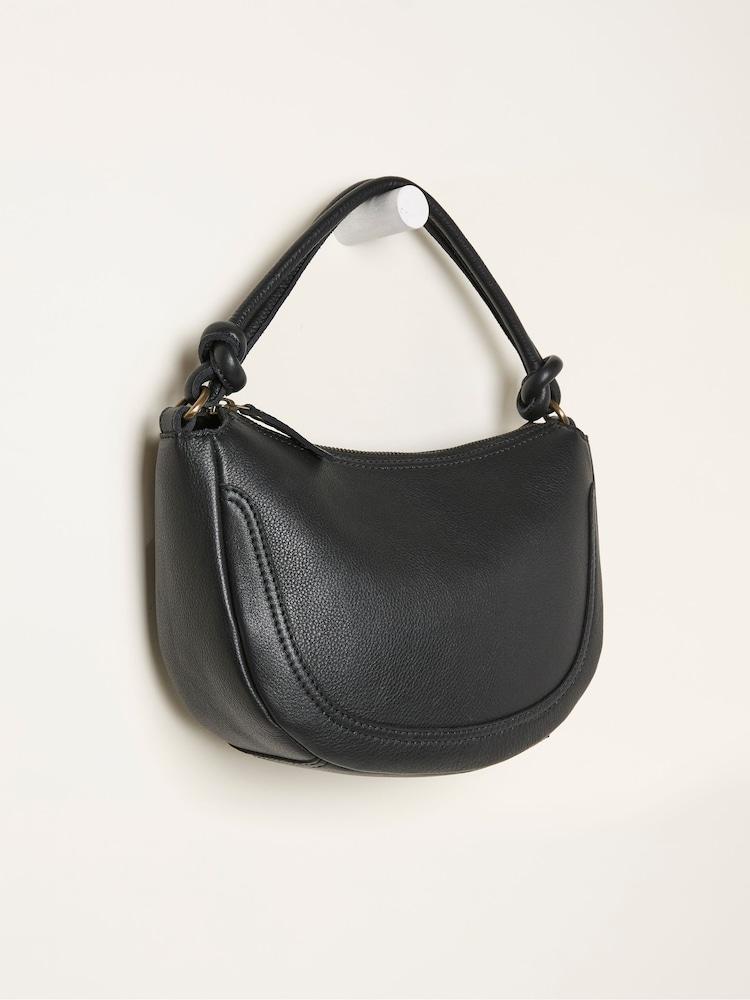 fat face Black Knot Handle Bag
