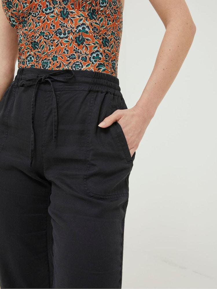 fat face Black Lyme Plain Joggers