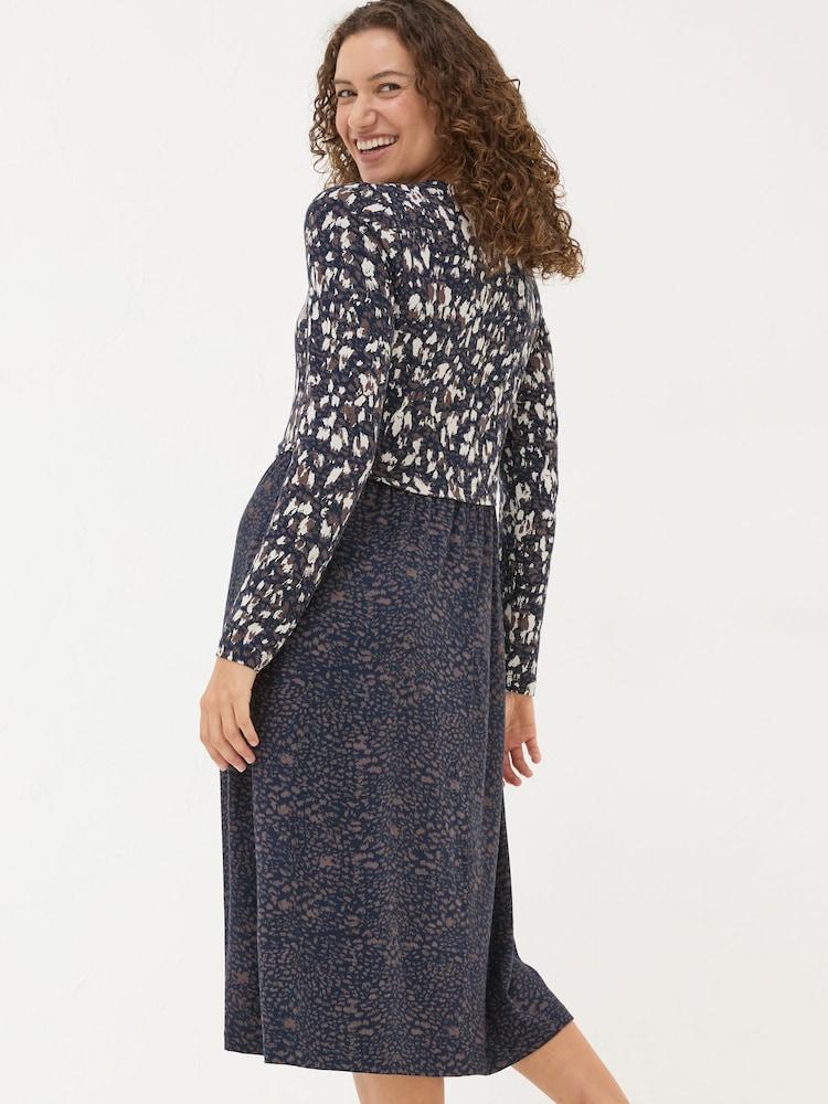 Fat Face Black Noa Mark Make Dress