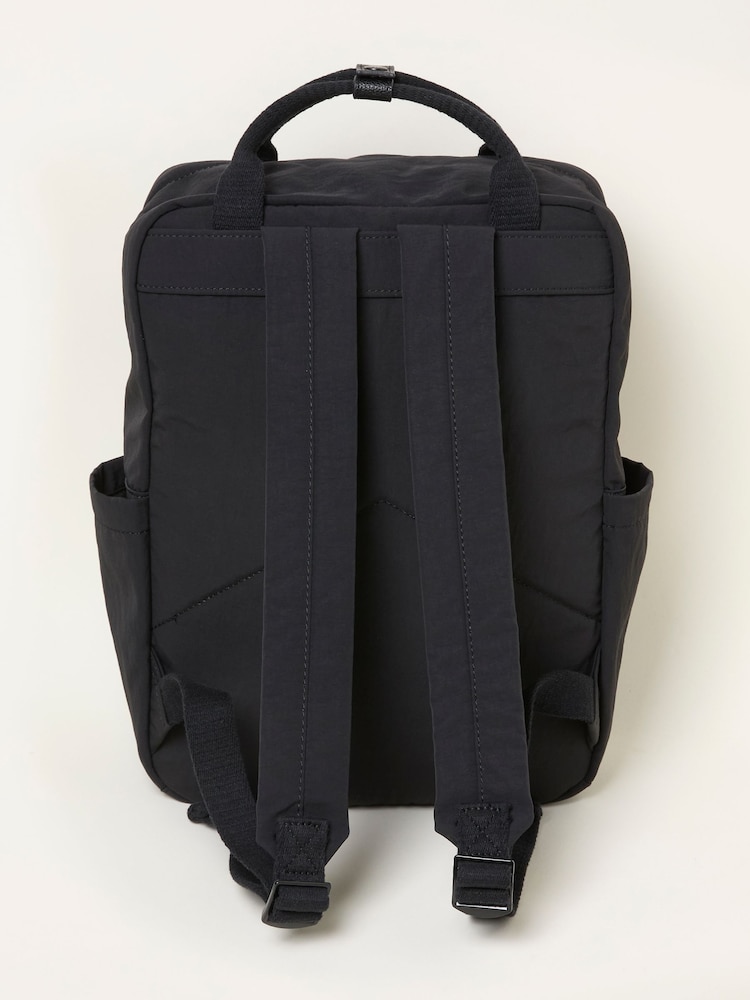 Fat Face Black Nylon Backpack