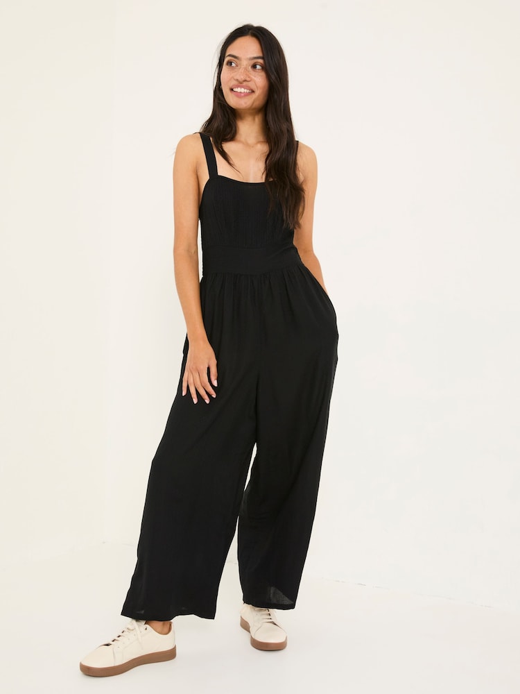 Fat Face Black Ruby Jumpsuit
