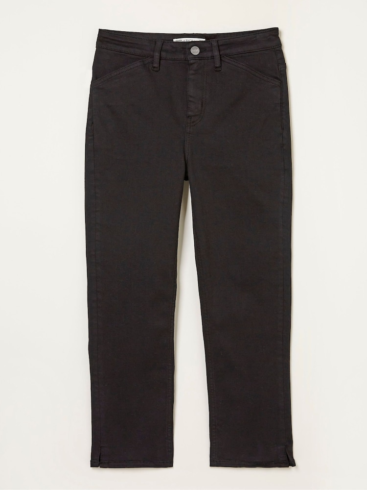 fat face Black Sway Capri Jeans