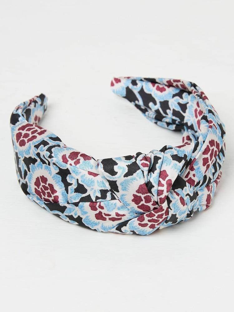 Fat Face Black Wild Floral Headband