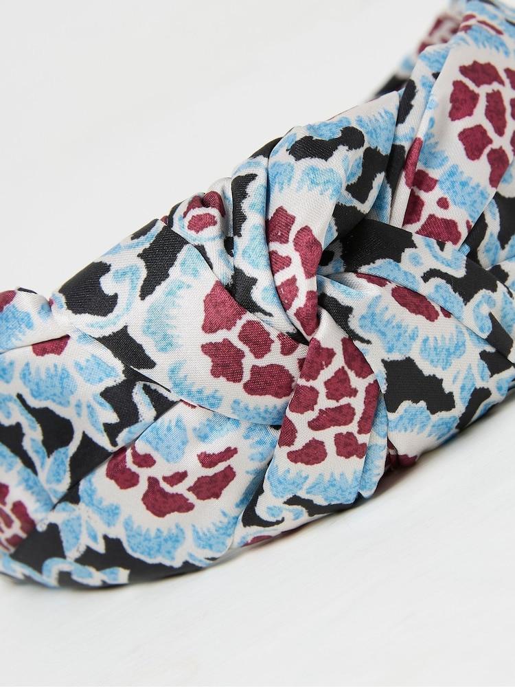 Fat Face Black Wild Floral Headband