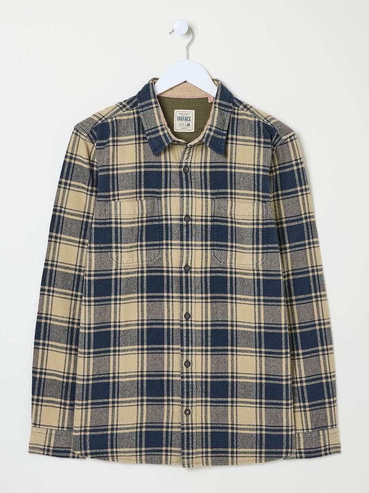 fat face Blake Blue Buffalo Check Shirt